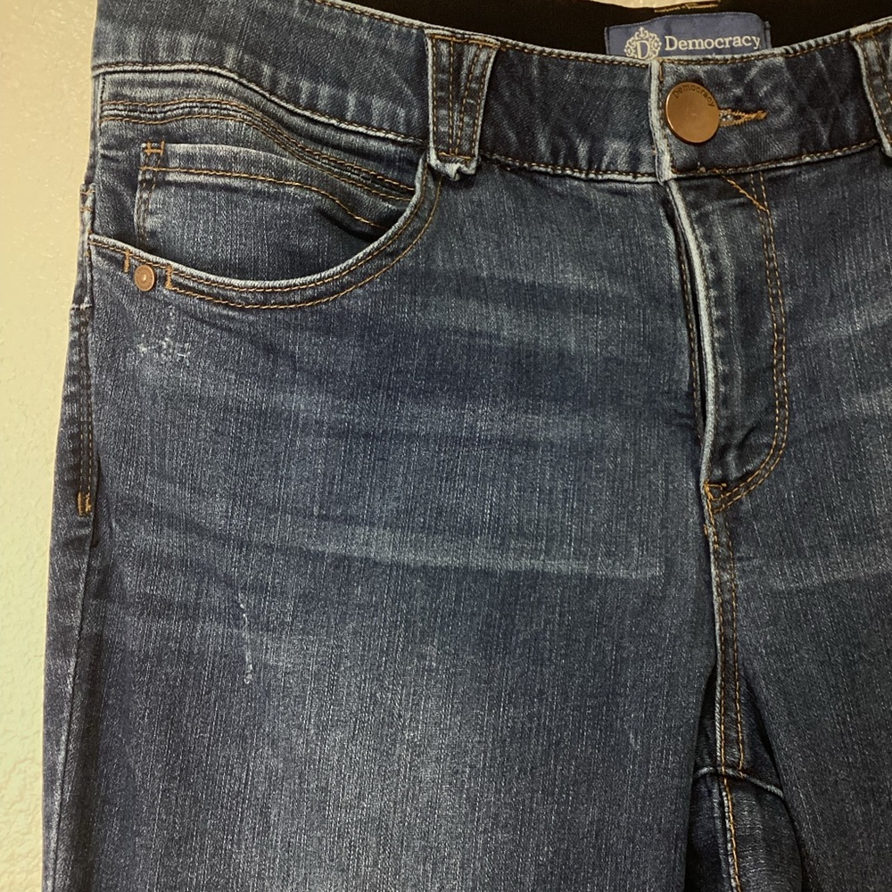 Democracy "Ab"solution Cuffed Indigo Ankle jeans - Picture 6 of 16